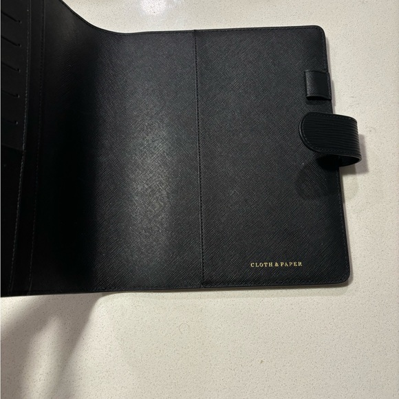 Cloth & Paper Contoured Leather Planner Half Letter - Picture 2 of 4